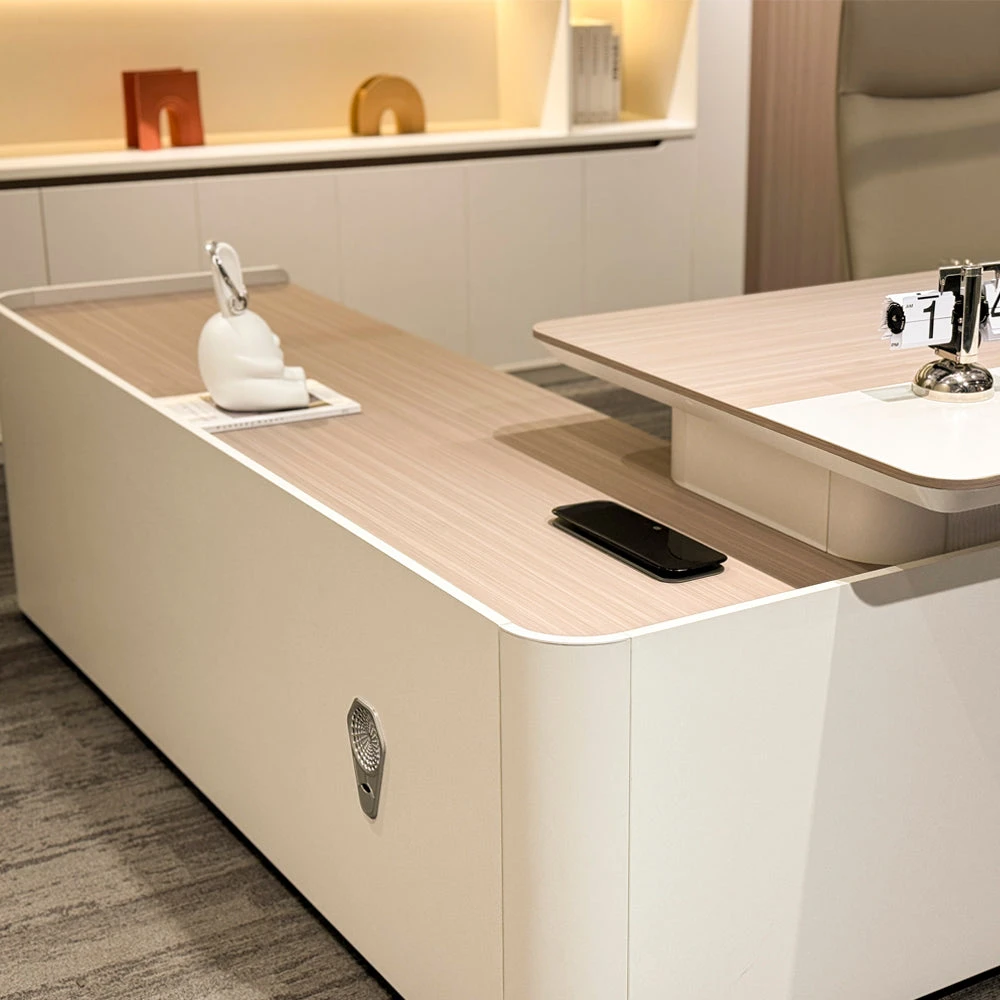 LUSH Executive Desk Right Return 200cm - White & Taupe(Lush Executive Desk Right Return 200cm Grey) 7 LUSH Executive Desk Right Return 200cm - White & Taupe(Lush Executive Desk Right Return 200cm Grey) - Image 5