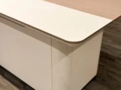 LUSH Executive Desk Right Return 200cm - White & Taupe(Lush Executive Desk Right Return 200cm Grey) 26 LUSH Executive Desk Right Return 200cm - White & Taupe(Lush Executive Desk Right Return 200cm Grey) -Modern Furniture DF DDE D0120 R Closeup2 Desk Right Ret 200CM