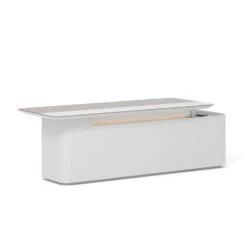 LUSH Executive Desk Left Return 240cm - White & Taupe(Lush Executive Desk Left Return 240cm Grey) 19 LUSH Executive Desk Left Return 240cm - White & Taupe(Lush Executive Desk Left Return 240cm Grey) -Modern Furniture DF DDE D0124 L angleview1 1000
