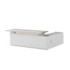 LUSH Executive Desk Left Return 240cm - White & Taupe(Lush Executive Desk Left Return 240cm Grey) -Modern Furniture DF DDE D0124 L angleview2 1000