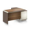 ANDERSON Executive Desk 1.6M Reversible - Hazelnut & Beige(Anderson Executive Desk 1 6m Reversible Australian Gold Oak) -Modern Furniture DF DG02 D0116 1 1L 800
