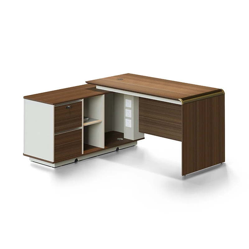 ANDERSON Executive Desk 1.6M Reversible - Hazelnut & Beige(Anderson Executive Desk 1 6m Reversible Australian Gold Oak) 8 ANDERSON Executive Desk 1.6M Reversible - Hazelnut & Beige(Anderson Executive Desk 1 6m Reversible Australian Gold Oak) - Image 6