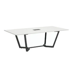 ASPEN Boardroom Table 240cm - White(Snowy Boardroom Table 240cm White)