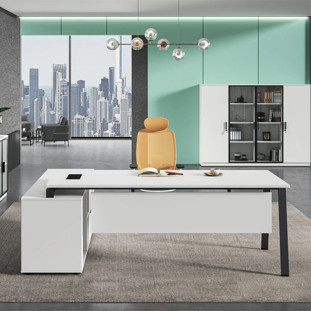 ASPEN Executive Desk Reversible 180-200cm - White & Black(Aspen Executive Desk 180 200cm White Black) 9 ASPEN Executive Desk Reversible 180-200cm - White & Black(Aspen Executive Desk 180 200cm White Black) - Image 7