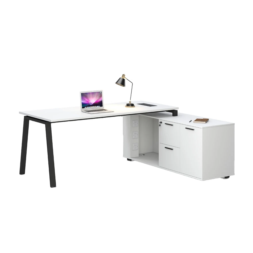 ASPEN Executive Desk Reversible 180-200cm - White & Black(Aspen Executive Desk 180 200cm White Black) 16 ASPEN Executive Desk Reversible 180-200cm - White & Black(Aspen Executive Desk 180 200cm White Black) - Image 14