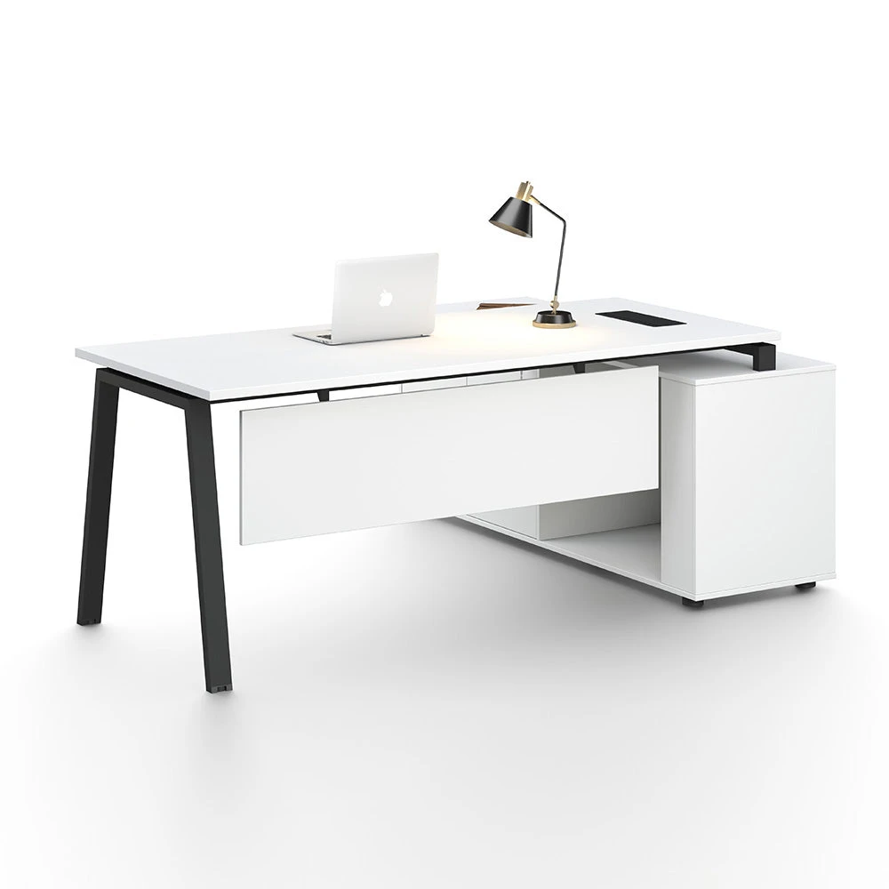 ASPEN Executive Desk Reversible 180-200cm - White & Black(Aspen Executive Desk 180 200cm White Black) 12 ASPEN Executive Desk Reversible 180-200cm - White & Black(Aspen Executive Desk 180 200cm White Black) - Image 10