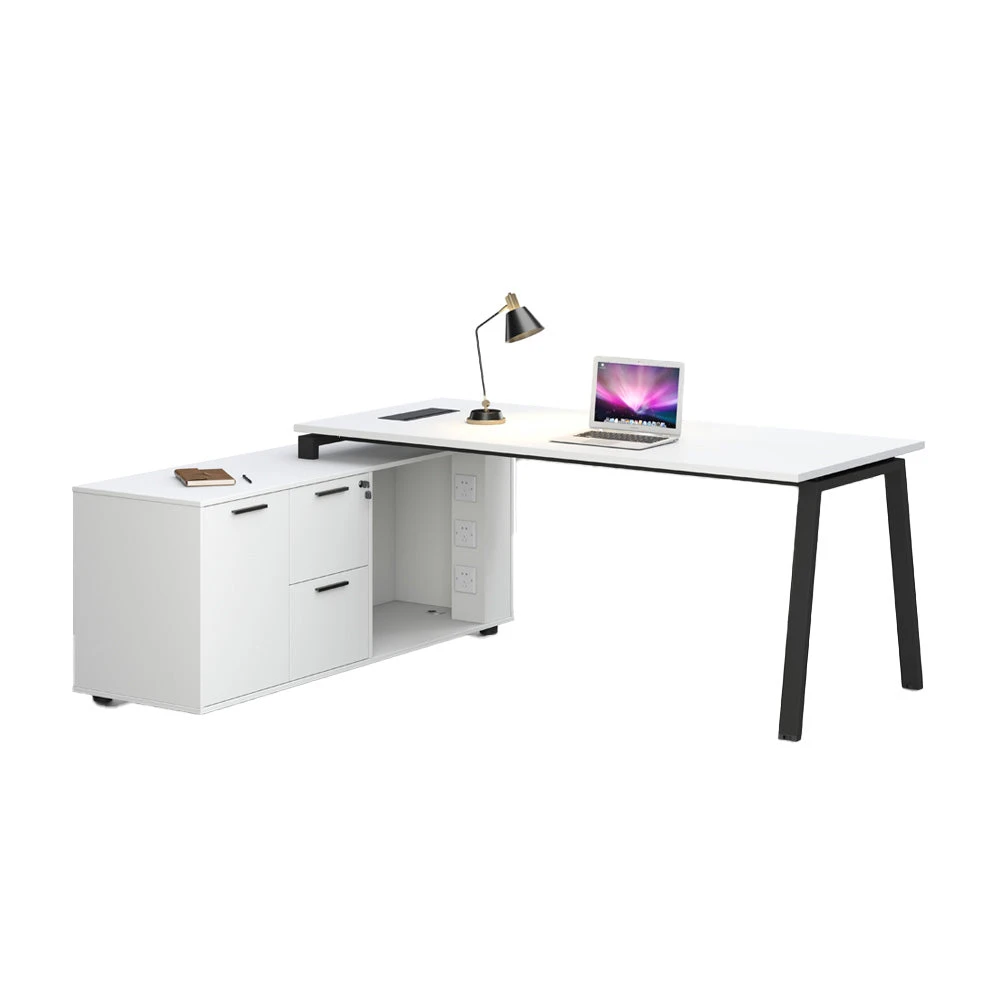 ASPEN Executive Desk Reversible 180-200cm - White & Black(Aspen Executive Desk 180 200cm White Black) 15 ASPEN Executive Desk Reversible 180-200cm - White & Black(Aspen Executive Desk 180 200cm White Black) - Image 13