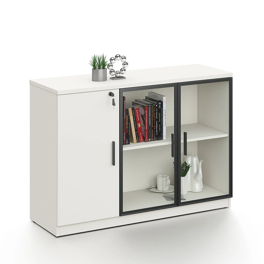 ASPEN Credenza Cabinet 120cm - White & Black(Aspen Credenza Cabinet 120cm White Black) 3 ASPEN Credenza Cabinet 120cm - White & Black(Aspen Credenza Cabinet 120cm White Black)