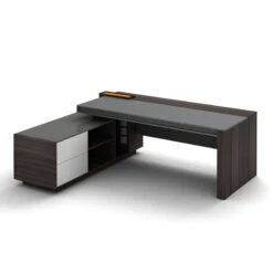Assembly Service - Executive Desk (Medium)(Assembly Service Executive Desk Medium) -Modern Furniture DF FF D0122 LBackView 800 bae5ee97 8cc1 4239 b4d5 e056cdf1bcf2