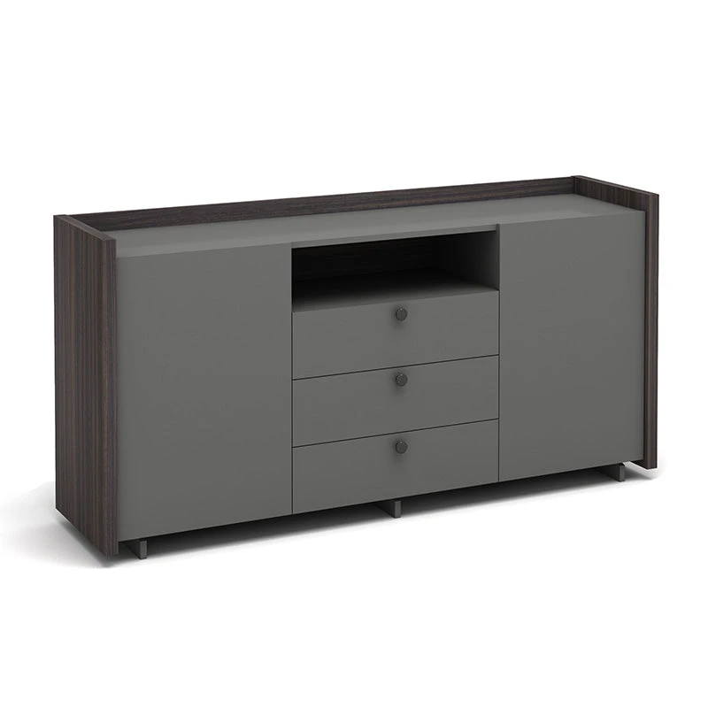 RADDIX Credenza Cabinet 160cm - Iron Grey & Brown(Raddix Credenza Cabinet 160cm Iron Grey Black) 3 RADDIX Credenza Cabinet 160cm - Iron Grey & Brown(Raddix Credenza Cabinet 160cm Iron Grey Black)