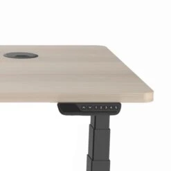 MARLO Single Workstation With Lift 1.4M - Oak & Black(Marlo Workstation Single Lift 1 4m Black Oak) -Modern Furniture DF011 B 140 2000 DigitalControlcloseup