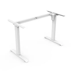 MARLO Single Workstation With Lift 1.4M - Oak & White(Marlo Workstation Single Lift 140cm White Oak) -Modern Furniture DF011 W 140 2000 FrameLeft