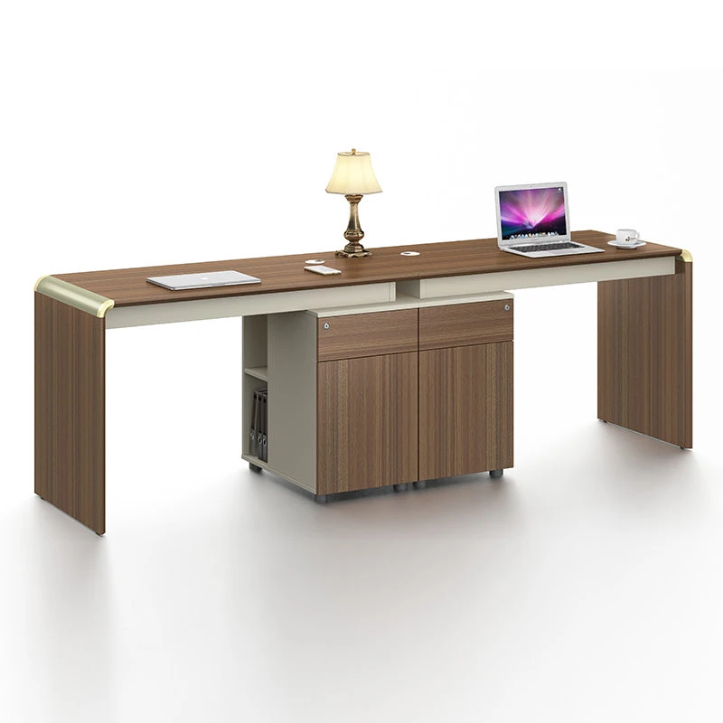 ANDERSON 2 People Workstation 2.4M - Hazelnut & Beige(Anderson 2 People Workstation 2 4m Australian Gold Oak) 3 ANDERSON 2 People Workstation 2.4M - Hazelnut & Beige(Anderson 2 People Workstation 2 4m Australian Gold Oak)