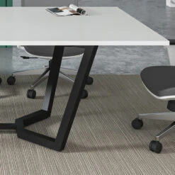 ASPEN Boardroom Table 240cm - White(Snowy Boardroom Table 240cm White) -Modern Furniture DG05 C0224 Lifestyle2 1000