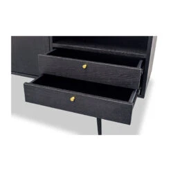 OMARI Sideboard Buffet 160cm - Black Ash(Omari Sideboard 160cm Black) -Modern Furniture DI J9580 1 OMARI Sideboard 8 DETAIL 5 800