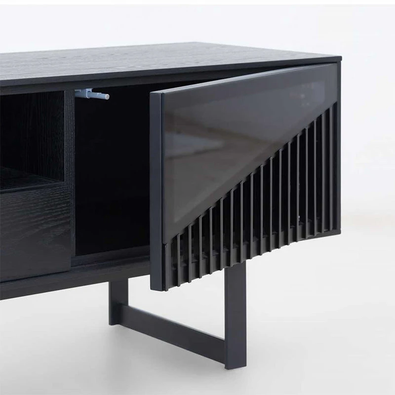 MONTANA Entertainment TV Unit 160cm - Black Ash(Montana Entertainment Tv Unit 160cm Black) 8 MONTANA Entertainment TV Unit 160cm - Black Ash(Montana Entertainment Tv Unit 160cm Black) - Image 6