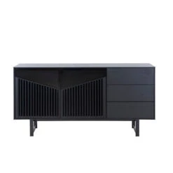 MONTANA Sideboard Buffet 160cm - Black Ash(Montana Sideboard 160cm Black) -Modern Furniture DI J9870 800
