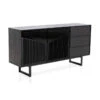 MONTANA Sideboard Buffet 160cm - Black Ash(Montana Sideboard 160cm Black) -Modern Furniture DI J9870Main 800