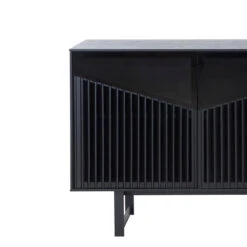 MONTANA Sideboard Buffet 160cm - Black Ash(Montana Sideboard 160cm Black) -Modern Furniture DI J9870closeup1 800