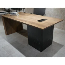 LOGAN Executive Desk Reversible 180cm - Warm Oak & Black(Logan Executive Desk Reversible 180cm Warm Oak Black) 35 LOGAN Executive Desk Reversible 180cm - Warm Oak & Black(Logan Executive Desk Reversible 180cm Warm Oak Black) -Modern Furniture DSC02568 L 1000