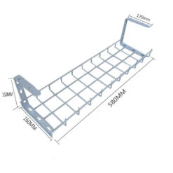 Under Desk Basket Cable Tray Management - White(Under Desk Basket Cable Tray Management White) 9 Under Desk Basket Cable Tray Management - White(Under Desk Basket Cable Tray Management White) -Modern Furniture Dimensions2 1000