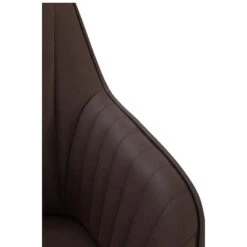 EKON Counter Stool - Brown & Black(Ekon Counter Stool Brunette Black) -Modern Furniture EKONCLoseup a copy