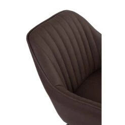 EKON Counter Stool - Brown & Black(Ekon Counter Stool Brunette Black) -Modern Furniture EKONCLoseup b copy