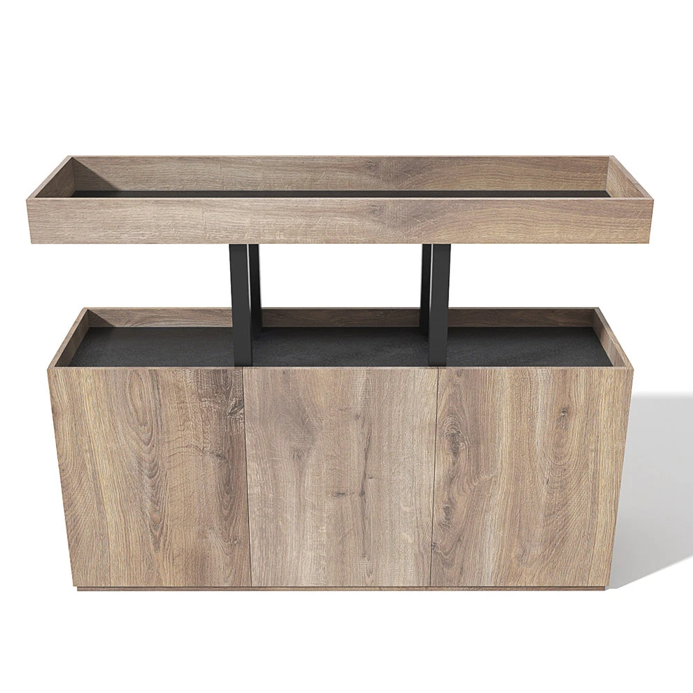 TRIBECA Credenza Cabinet 135cm - Warm Oak With Black(Tribeca Credenza Cabinet 135cm Brown Black) 4 TRIBECA Credenza Cabinet 135cm - Warm Oak With Black(Tribeca Credenza Cabinet 135cm Brown Black) - Image 2