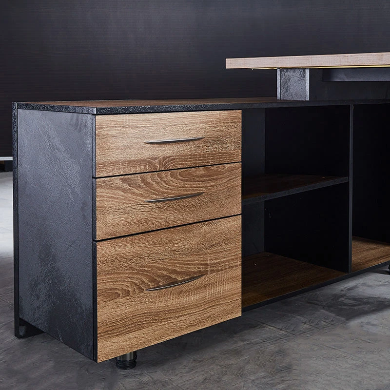 ADRIANO Executive Office Desk With Left Return 160-180cm - Light Brown(Adriano Executive Desk With Left Return 1 8m Light Brown) 14 ADRIANO Executive Office Desk With Left Return 160-180cm - Light Brown(Adriano Executive Desk With Left Return 1 8m Light Brown) - Image 12