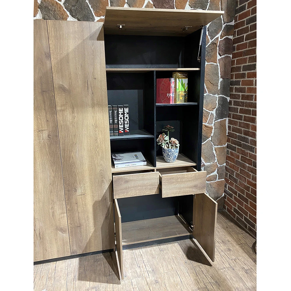 EASTON Display Unit 3.2M - Warm Oak & Black(Easton Display Unit 3 2m Mahogany Black) 11 EASTON Display Unit 3.2M - Warm Oak & Black(Easton Display Unit 3 2m Mahogany Black) - Image 9
