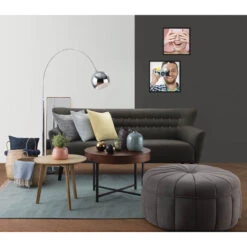 PROBE Ottoman 87cm - Grey Colour(Probe Ottoman Grey Colour) -Modern Furniture Eclipse Wolcott Probe Crocus Slug Stringa croped 800