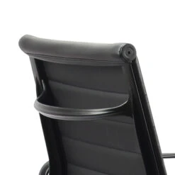 DAKIN Low Back Office Chair - Black(Dakin Low Back Office Chair Black) -Modern Furniture FOF C968 1 1037 BackView closup 800