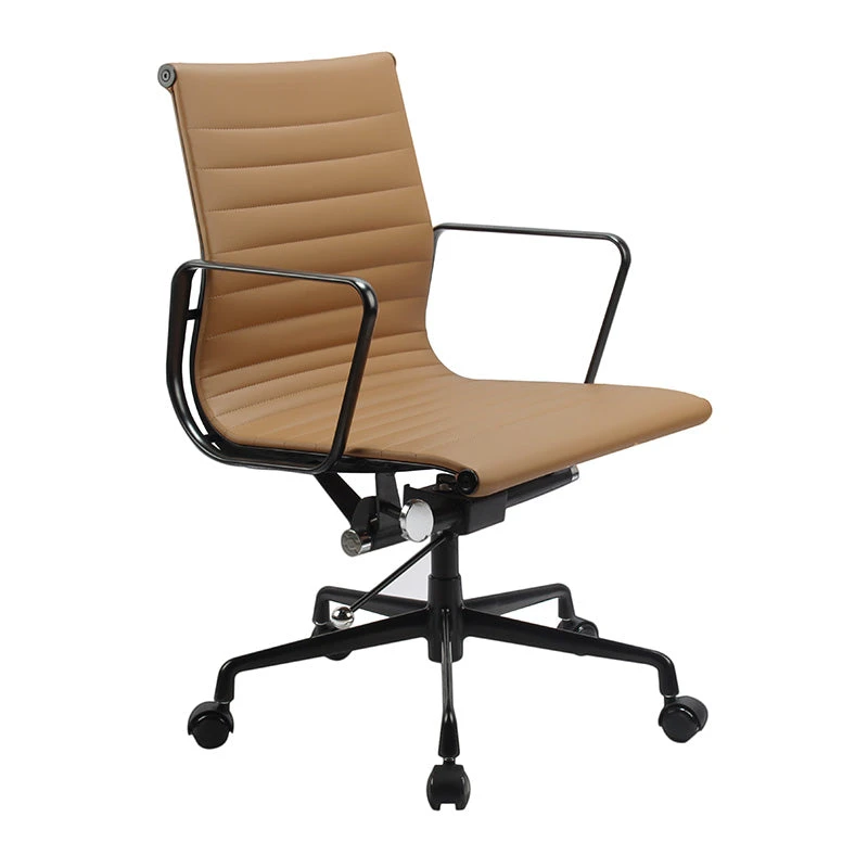 DAKIN Low Back Office Chair - Tan & Black(Copy Of Dakin Low Back Office Chair Tan Black) 3 DAKIN Low Back Office Chair - Tan & Black(Copy Of Dakin Low Back Office Chair Tan Black)