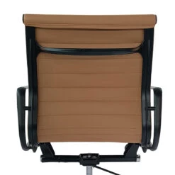 DAKIN Low Back Office Chair - Tan & Black(Copy Of Dakin Low Back Office Chair Tan Black) 12 DAKIN Low Back Office Chair - Tan & Black(Copy Of Dakin Low Back Office Chair Tan Black) -Modern Furniture FOF C968 1 1321 BackView2 800