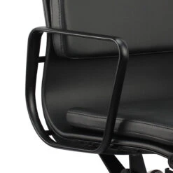 ANDOR High Back Office Chair - Black(Andor High Back Office Chair Black) -Modern Furniture FOF C968 6 1037 angle closeup2 800