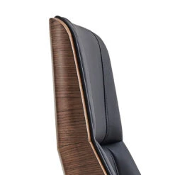 TYLER High Back Office Chair - Walnut & Black(Tyler High Back Office Chair Walnut Black) -Modern Furniture FOF SL1812A 3BlackHEadreset 800