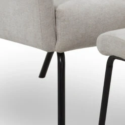 FOXTON Leisure Chair With Ottoman - Grey(Foxton Leisure Chair With Ottoman) -Modern Furniture FOXTON Lounge Chair DI J1808 1 3