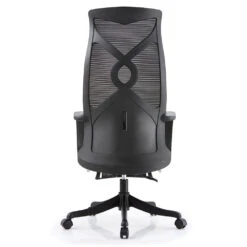 MurryHigh Back Office Chair With Retractable Footrest - Black(Murry High Back Office Chair With Retractable Footrest Black) -Modern Furniture FX A301.b 1000