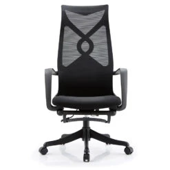 MurryHigh Back Office Chair With Retractable Footrest - Black(Murry High Back Office Chair With Retractable Footrest Black) -Modern Furniture FX A301.c 1000