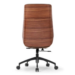 TYLER High Back Office Chair - Walnut & Black(Tyler High Back Office Chair Walnut Black) -Modern Furniture FX A312.g 1000