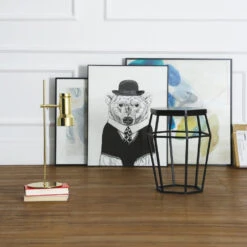 FORD Side Table/Stool - Black(Ford Black Stool Table) -Modern Furniture Ford Crane 1000