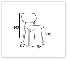 GABBY Dining Chair - Taupe Grey(Gabby Dining Chairs In Taupe Grey 1) 5 GABBY Dining Chair - Taupe Grey(Gabby Dining Chairs In Taupe Grey 1) - Image 3