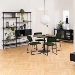 KREMAN Sideboard Buffet 140cm - Black(Kreman Sideboard Buffet 140cm Black) -Modern Furniture H000020985Lifestyle1 1000