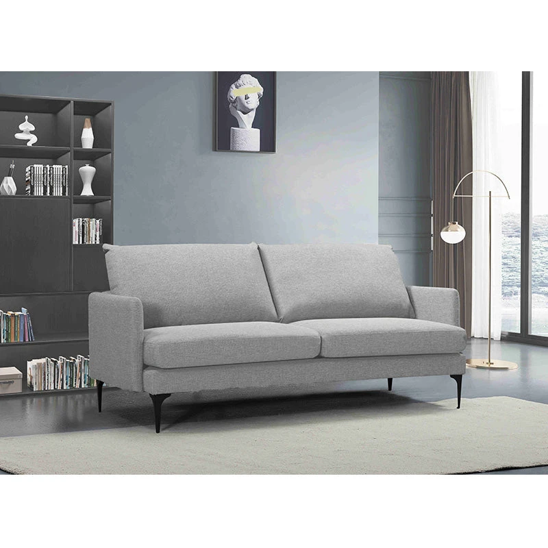 HARLOW 3 Seater Sofa - Light Grey(Harlow 3 Seater Sofa Grey) 4 HARLOW 3 Seater Sofa - Light Grey(Harlow 3 Seater Sofa Grey) - Image 2
