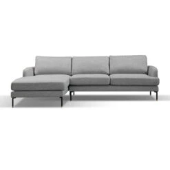 TIANA 3 Seater Sofa With Left Chaise - Grey(Tiana 3 Seater Sofa With Left Chaise Grey)