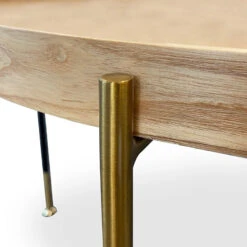 DELTA Round Coffee Table 65cm - Ash(Delta Round Coffee Table 65cm Ash) -Modern Furniture HL MK5479 B 3 800