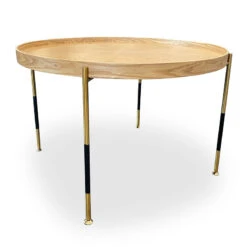 DELTA Round Coffee Table 65cm - Ash(Delta Round Coffee Table 65cm Ash) -Modern Furniture HL MK5479 B 5 800