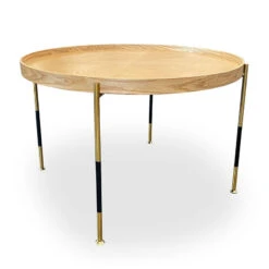 DELTA Round Coffee Table 65cm - Ash(Delta Round Coffee Table 65cm Ash) -Modern Furniture HL MK5479 B 6 800