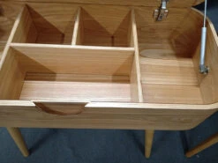 AKINO Console Dressing Table 90cm - Natural Ash Veneer(Akino Console Table 90cm Natural Ash Veneer) -Modern Furniture HL MK6154 b 800