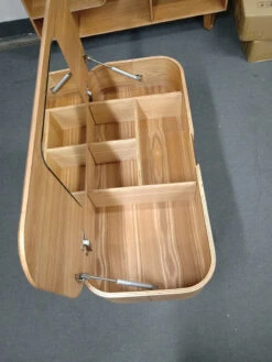 AKINO Console Dressing Table 90cm - Natural Ash Veneer(Akino Console Table 90cm Natural Ash Veneer) -Modern Furniture HL MK6154 d 800